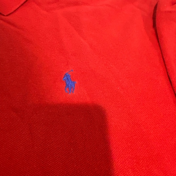 Polo by Ralph Lauren red long sleeve polo XL - Picture 3 of 3